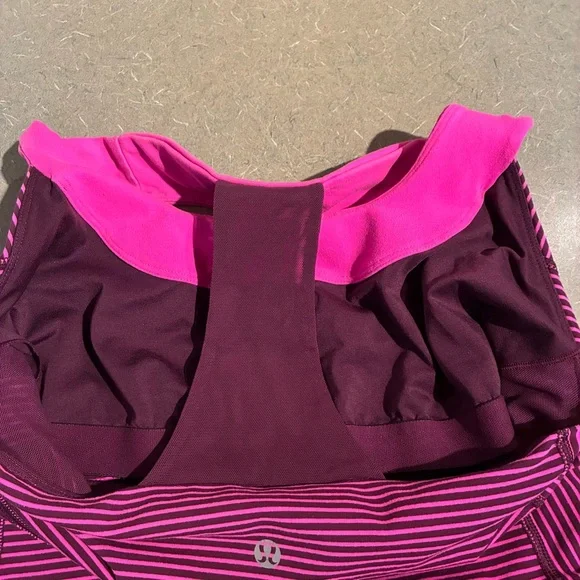 Lululemon Striped Women's Yoga Racerback Scoop Neck Tank Top** - Picture 10 of 11